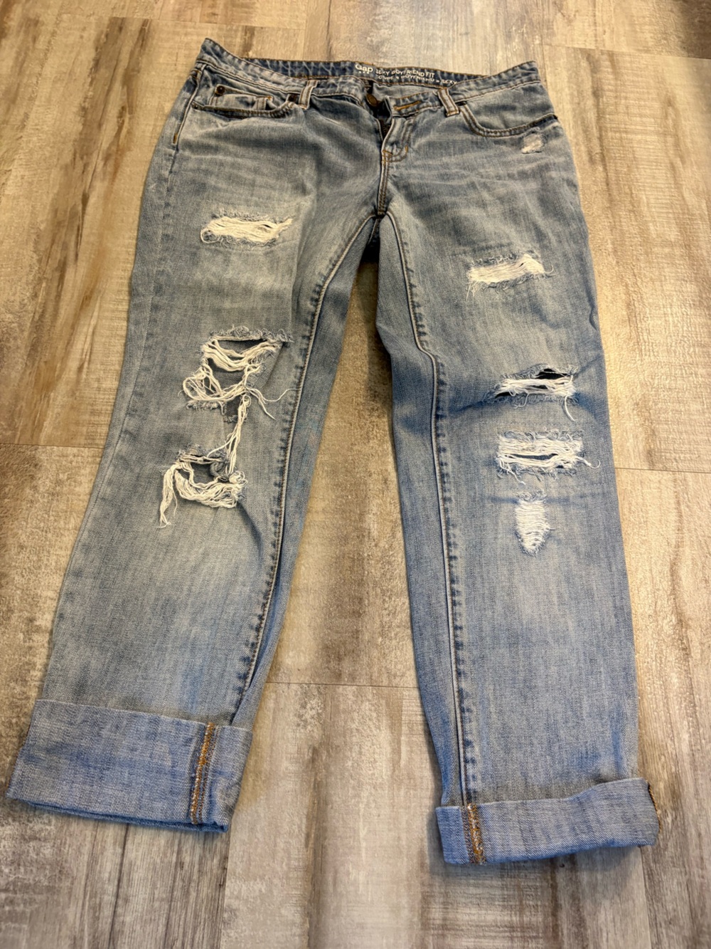 Gap Sexy Boyfriend Fit Cropped Jeans Size 4